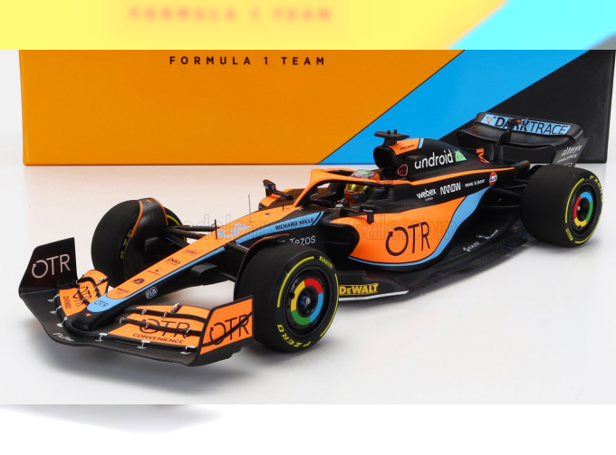 McLAREN F1 Mcl36 Mercedes Team Mclaren N3 Australian Gp (2022) Daniel Ricciardo, Orange Light Blue