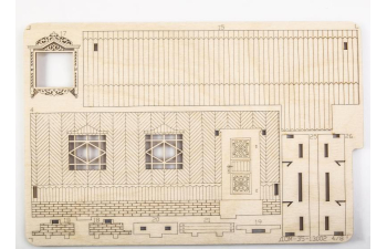 Сборная модель Сельский дом (клей в комплекте)