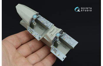 3D Декаль интерьера кабины Eurofighter Typhoon EF-2000B/2000T Двухместный (Trumpeter) (Trumpeter) (Малая версия)