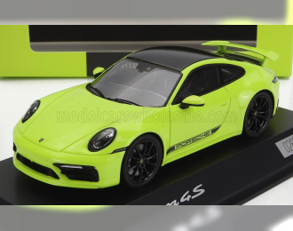 PORSCHE 911 992 Carrera 4s Coupe Aero Kit (2019), Yellow Black