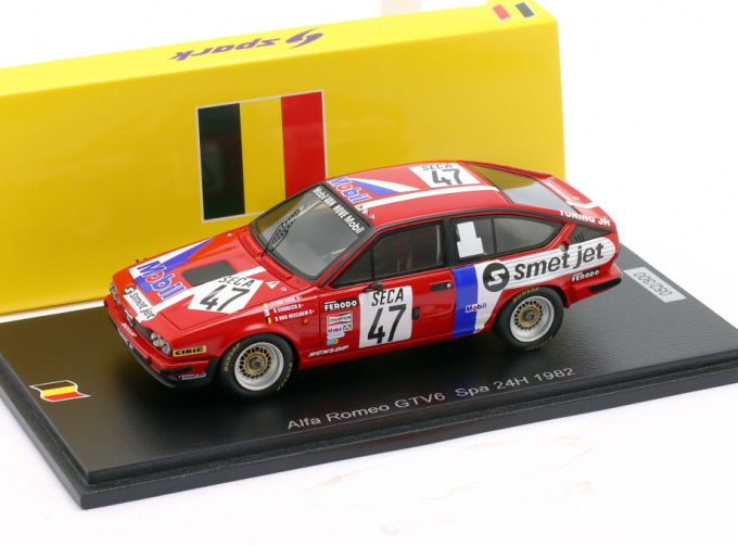 ALFA ROMEO Alfetta GTV6 №47 24h Spa Raijmond van Hove, Dany Snobeck, D. Van Mieghem (1982)