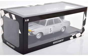 BMW 1800 Tisa N 5 24h Spa 1965 H.mairesse - H.hahne, Silver Yellow