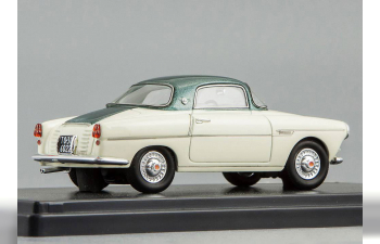 FIAT 600 Viotti Coupe (1959), white / green