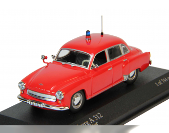 WARTBURG A 312 "Feuerwehr Potsdam" (1958), red