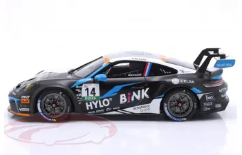 PORSCHE 911 992 Gt3 Cup Team M75 Bernhard №14 Winner Porsche Cup Oschersleben (2024) Robert De Haan, Black White