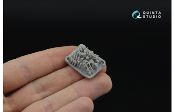 3D Декаль интерьера кабины Citroen 11CV (Tamiya) (с 3D- печатными деталями)