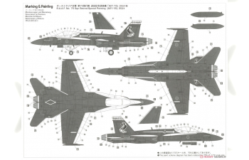 Сборная модель Истребитель F/A-18A "R.A.A.F. 100th (Limited Edition)