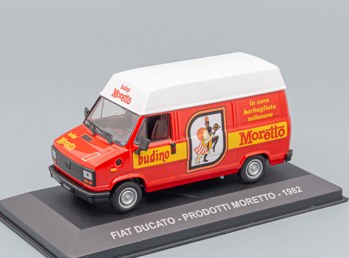 FIAT Ducato Van (1982) - Prodotti Moretto La Vera Barbagliata Milanese, Red White