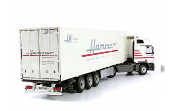 MERCEDES-BENZ Actros 1844LS Koffersattelzug "Hammer, Aachen" седельный тягач с полуприцепом, white