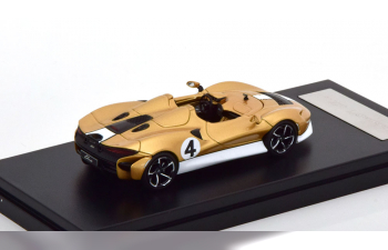 MCLAREN Elva No 4, gold metallic /white