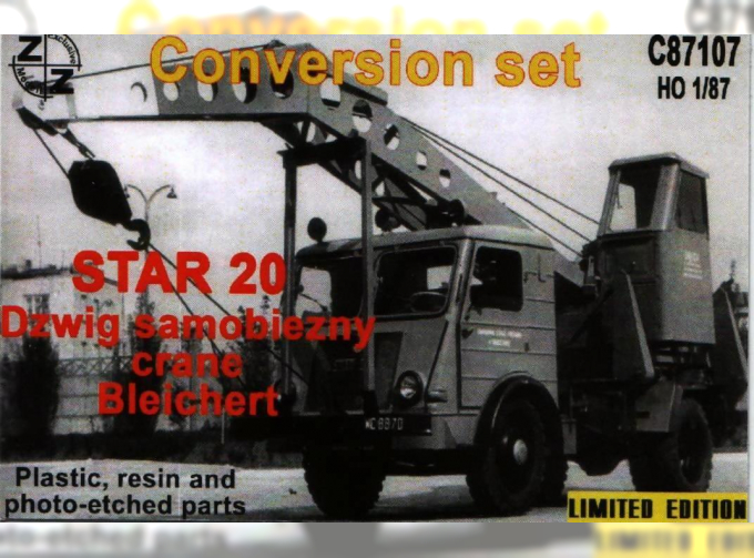 Сборная модель STAR 20 Crane Bleichert (Conversion Set)