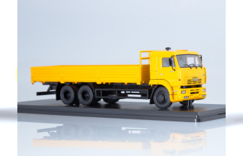 Камский грузовик 65117 бортовой (ранний), желтый