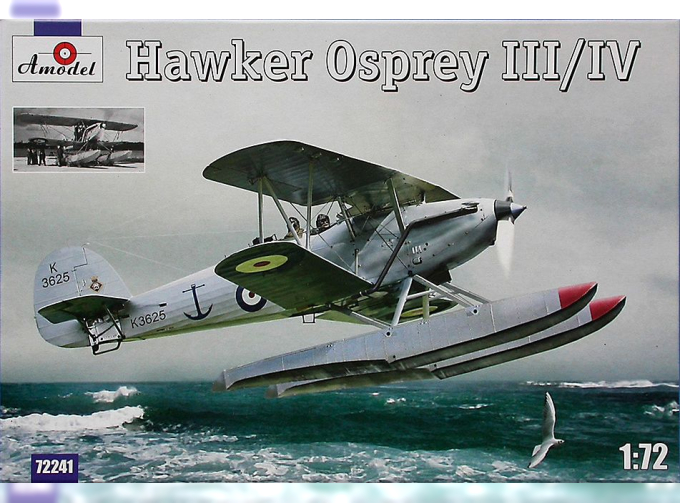 Сборная модель Британский гидросамолет Hawker Osprey III / IV