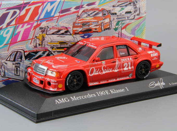 MERCEDES-BENZ 190 E Kl.1 DTM AMG Junior Team S. Grau #21 (1994), red