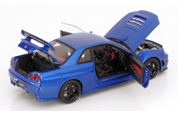 NISSAN Skyline GT-R (R34) Z-Tune, bluemetallic