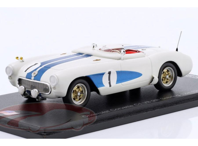 CHEVROLET Corvette C1 #1 Winner S 8.0 Class: 12h Sebring John Fitch, Walt Hansgen (1956)