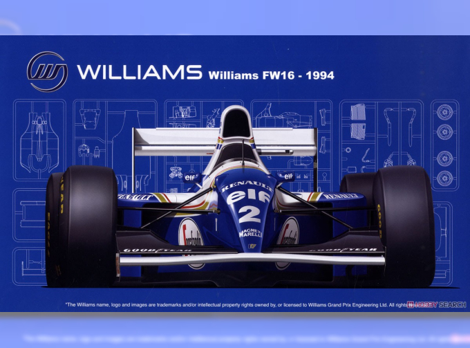 Сборная модель Williams FW16 Renault