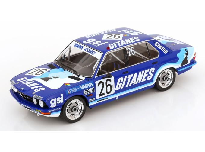 BMW 5-series 528i (e28) Team Gitanes W.m. Racing №26 2nd 24h Spa (1982) Jean Pierre Jarier - Jean Louis Trintignant - Thierry Tassin, Blue