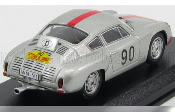 PORSCHE 1600gs Abarth N 90 Tour De Corse 1961, Silver Red