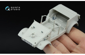 3D Декаль интерьера кабины Kubelwagen Type 82 (Meng VS-016) (с 3D-печатными деталями)