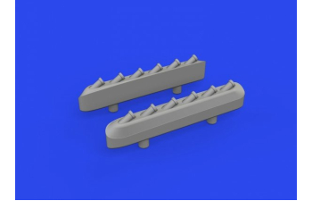 P-51D Exhaust Stacks With Fairing