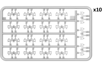 Сборная модель T-55 Al Faw Enigma Iraq Polish Made Base Military (1990)