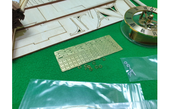 Сборная модель Деревянные часы "Башня Времени"