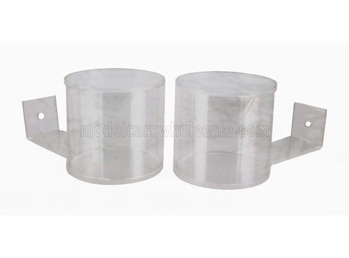 ACCESSORIES 2x Wall Display Showcase Support For Helmet Scale 1/2, Plastic Display