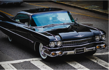 CADILLAC Coupe Deville (1959), black