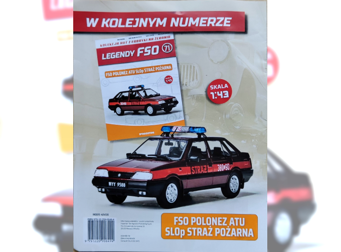 FSO Polonez ATU SLOp Straz Pozarna, Kultowe Legendy FSO 71