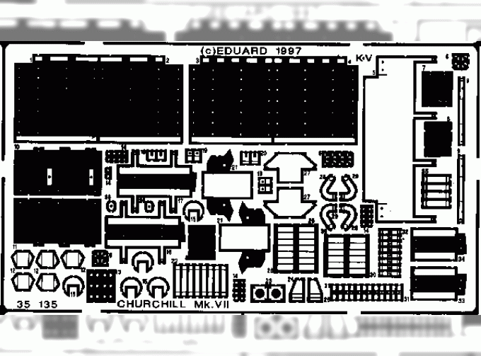 Фототравление для Churchill Mk. VII