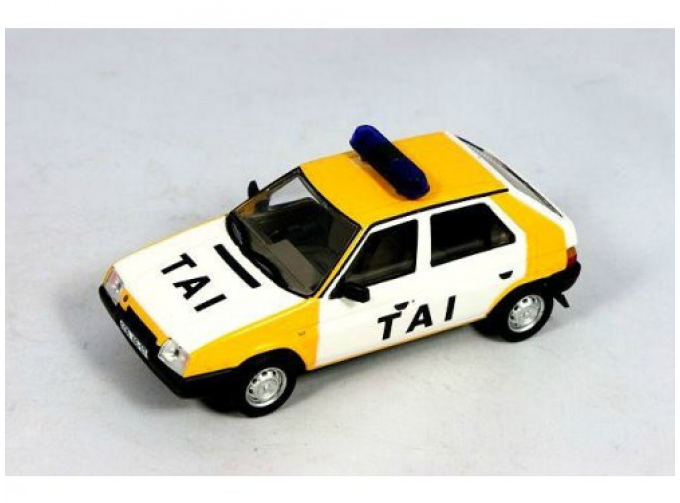 SKODA Favorit Tank Automotive Inspection (1987), white / yellow