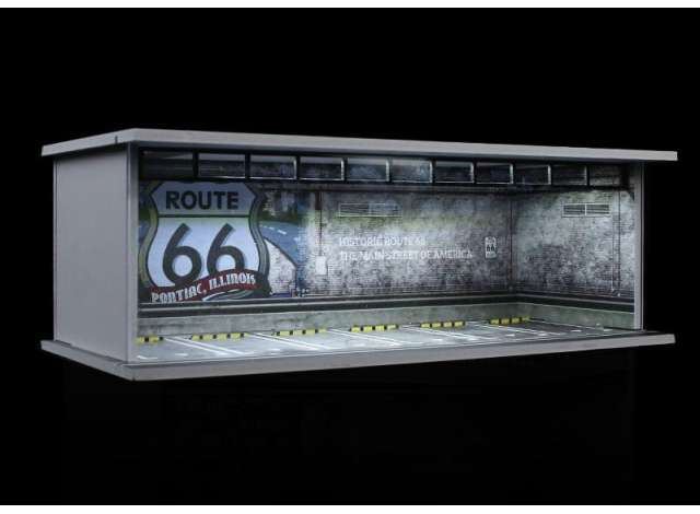 Parking Garage *Route 66 parking lot with light*, various