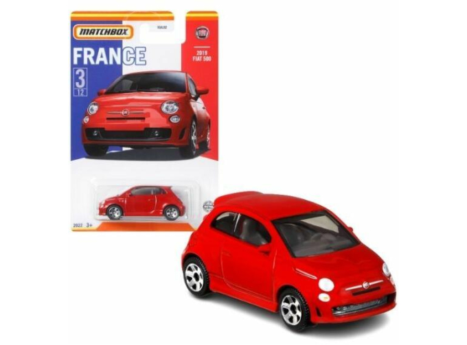FIAT 500 (2019), red