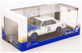 BMW 2002 Ti №24 (night Version) Rally Montecarlo (1969) Timo Makinen - Paul Easter, White Blue