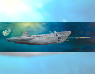 Сборная модель Подлодка DKM U-Boat Type VIIC U-552