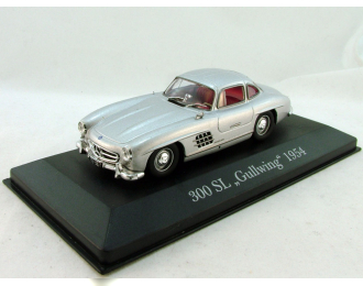 MERCEDES-BENZ 300 SL Gullwing (1954), Mercedes-Benz Offizielle Modell-Sammlung 1, серебристый