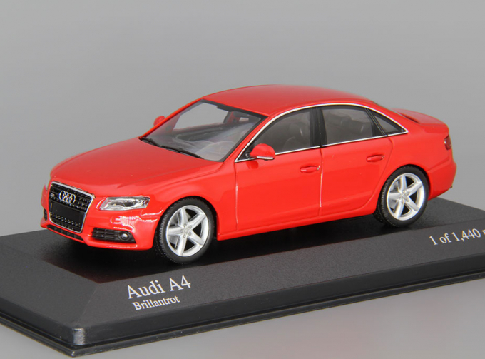 AUDI A4 (2007), red