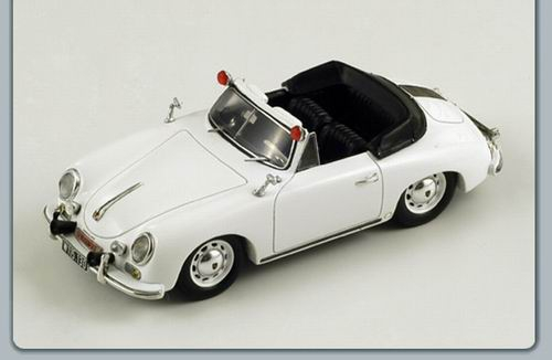 PORSCHE 356 A 1600 Austrian Gendarmerie 1958, white
