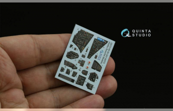 3D Декаль интерьера кабины Ми-24В NATO (Hobby Boss/ARK Models) (с 3D-печатными деталями)