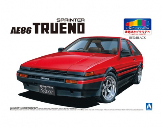 Сборная модель Автомобиль Toyota AE86 Trueno '83 (Red/Black)