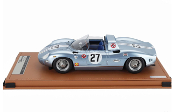 FERRARI 330p 4.0l V12 Spider №27 12h Sebring (1965) Charlie Kolb - John Fulp, Light Blue Met
