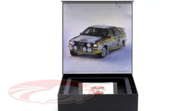 Капот AUDI Sport quattro A2 #1 Winner Rallye Monte Carlo Walter Röhrl, Christian Geistdörfer (1984)