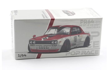 NISSAN Skyline GT-R V8 Drift (Hakosuka), Watanabe, cream / red