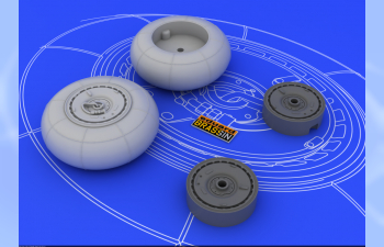 Набор дополнений Bf 110 E/F/G main undercarriage wheels