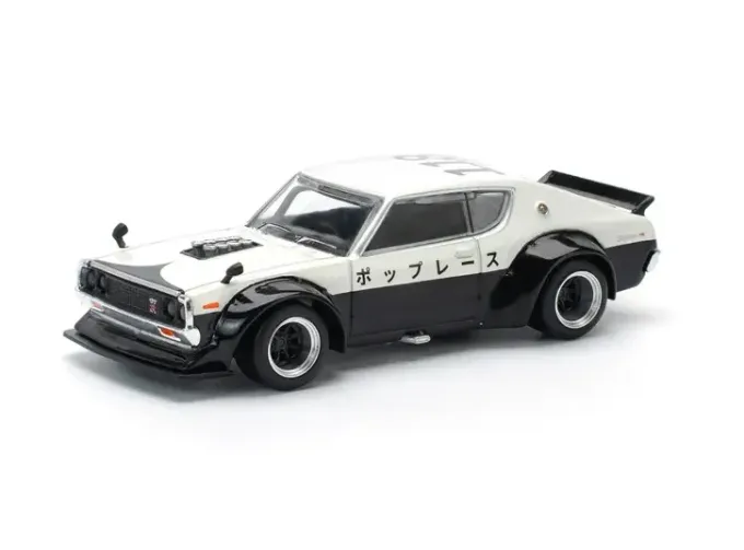 NISSAN Skyline GT-R V8 Drift KPGC110 Kenmeri *NPA Style*, black/white