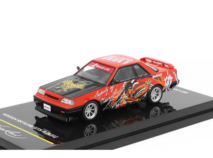 NISSAN Skyline GTS-R R31 50th anniversary Bruce Lee, red/black