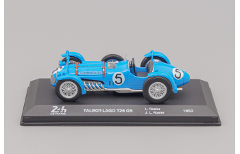 TALBOT Lago T26gs Team Louis Rosier №5 Winner 24h Le Mans (1950) Louis Rosier - Jean Louis Rosier, light blue