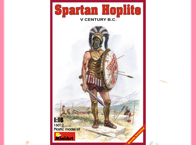 Сборная модель Фигуры SPARTAN HOPLITE V CENTURY B.C.