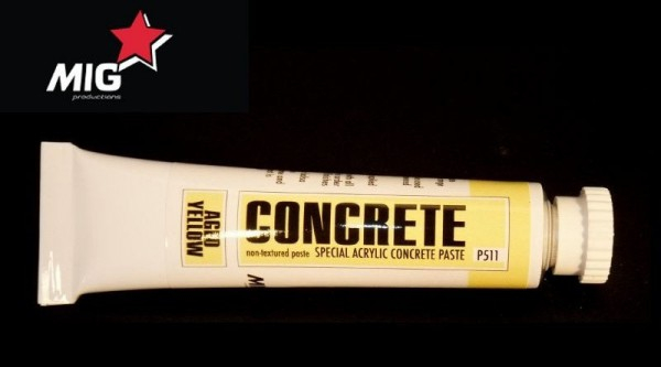 Текстурная поверхность "Бетон выцветший жёлтый" (CONCRETE Aged Yellow)